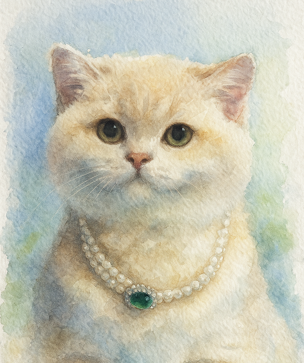 Wild Bunny Watercolor Mini Print